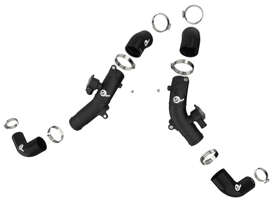 aFe 2022 Toyota Tundra V6-3.5L (tt) BladeRunner 2.5in Aluminum Hot Charge Pipe - Black - 46-20568-B