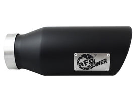 aFe Diesel Exhaust Tip Bolt On Black 4in Inlet x 6in Outlet x 15in