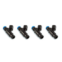 Load image into Gallery viewer, Injector Dynamics 2600-XDS Injectors - 48mm Length - 14mm Top - 14mm Bottom Adapter (Set of 4) - 2600.48.14.14B.4