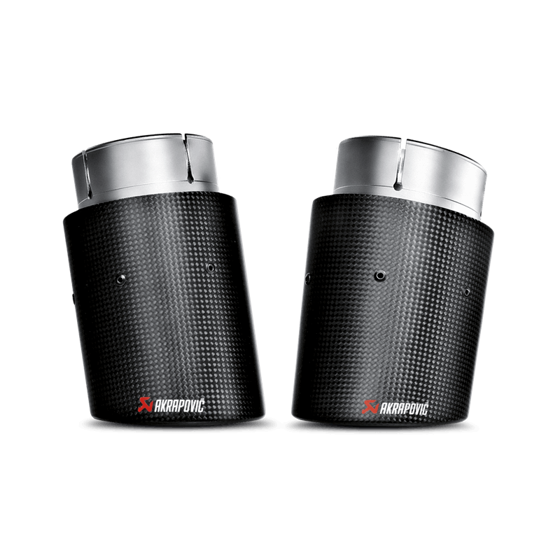 Akrapovic 16-17 BMW 340i (F30 F31) Evolution Line Cat Back (SS) w/ Carbon Tips (Req. Link Pipe) - MTP-BM/SS/2H