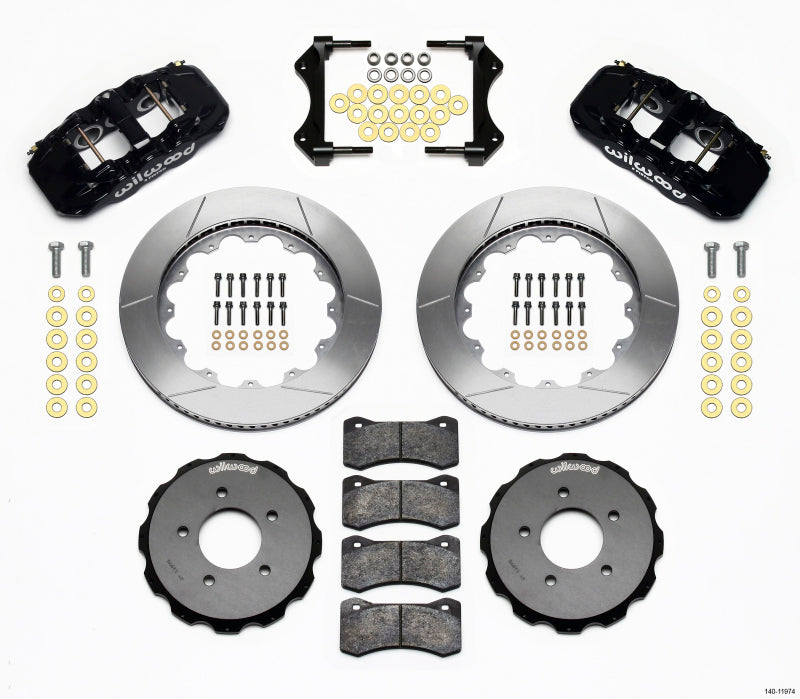 Wilwood AERO6 Front Hat Kit 14.00 99-06 BMW E46 - 140-11974