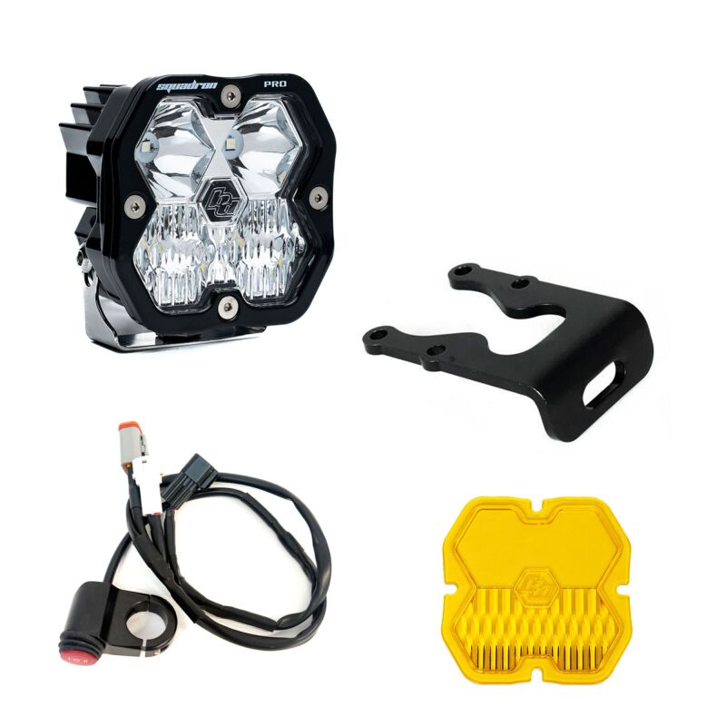 Baja Designs 18-24 Sur-Ron Light Bee X Squadron 2.0 Pro Headlight Kit (Driving/Combo) - Clear - 440072