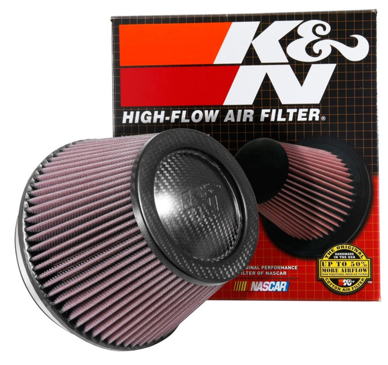 K&N Universal Carbon Fiber Filter 6in Flange / 7-1/2in OD-B / 5-1/8in OD-T / 5in H - RP-2960