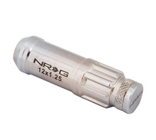 Load image into Gallery viewer, NRG 700 Series M12 X 1.25 Steel Lug Nut w/Dust Cap Cover Set 21 Pc w/Locks &amp; Lock Socket - Silver - LN-LS710SL-21