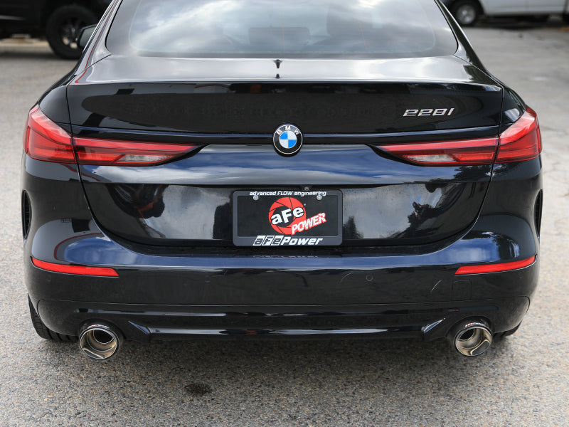 aFe MACHForce XP Exhausts Axle-Back 21-24 BMW 228i 2.0T (SS w/ Carbon Tips) - 49-36355-C