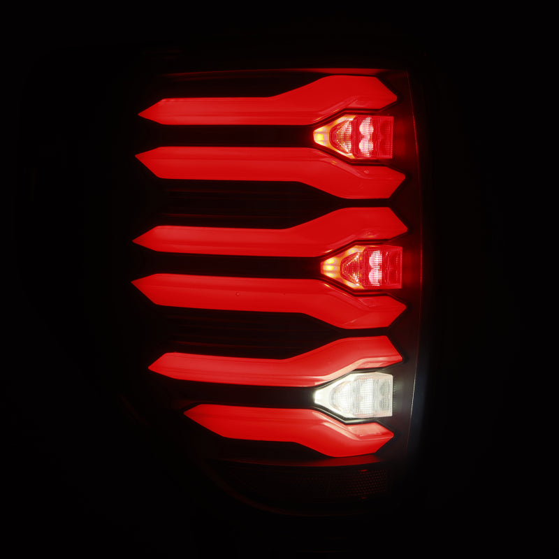 AlphaRex 09-14 Ford F150 LUXX LED Taillights - Black Housing - 653070