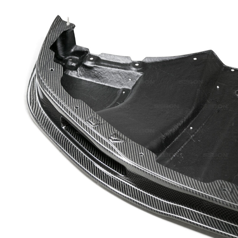 Seibon 12-13 Nissan GTR R35 VS-Style Carbon FIber Front Lip - FL1213NSGTR-VS