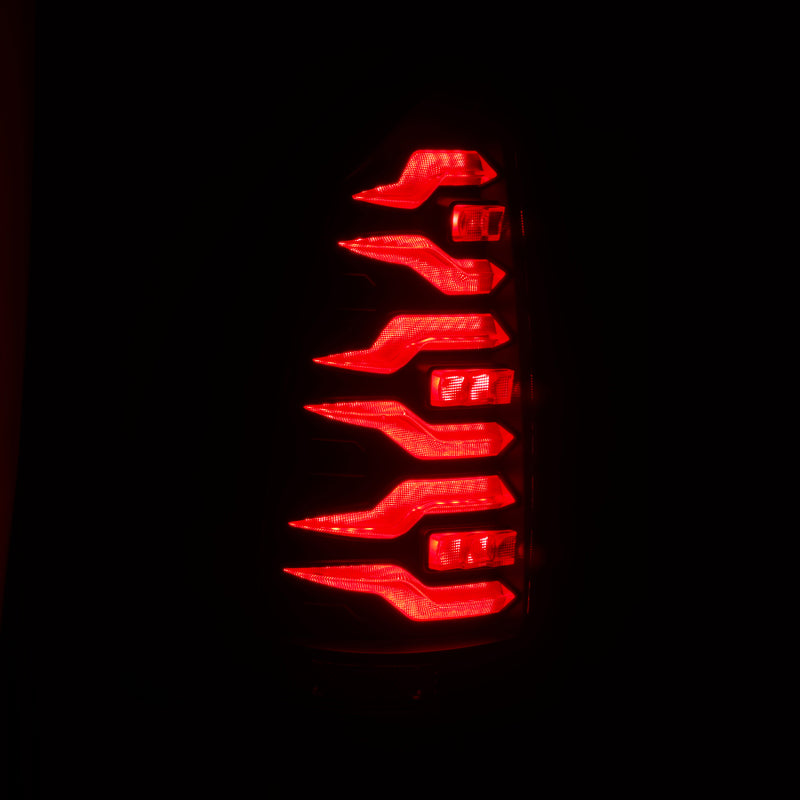 AlphaRex 14-21 Lexus GX470 Luxx-Series LED Tail Lights -Black - 678009