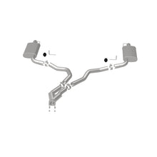Load image into Gallery viewer, MagnaFlow 75-79 Chevy Corvette V8 5.7L Dual Split Rear Exit Stainless Cat-Back Perf Exhaust - 16710