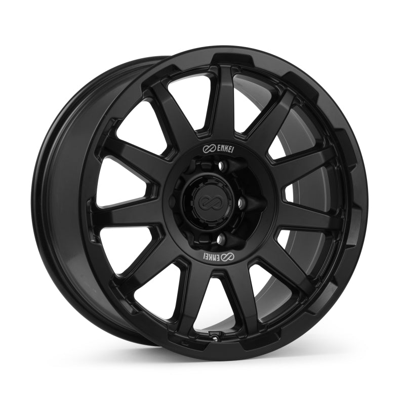 Enkei Trail-Cross 17x9in / 6x135 BP / 12mm Offset / 87.1mm Bore - Matte Black Wheel - 551-790-9512BK