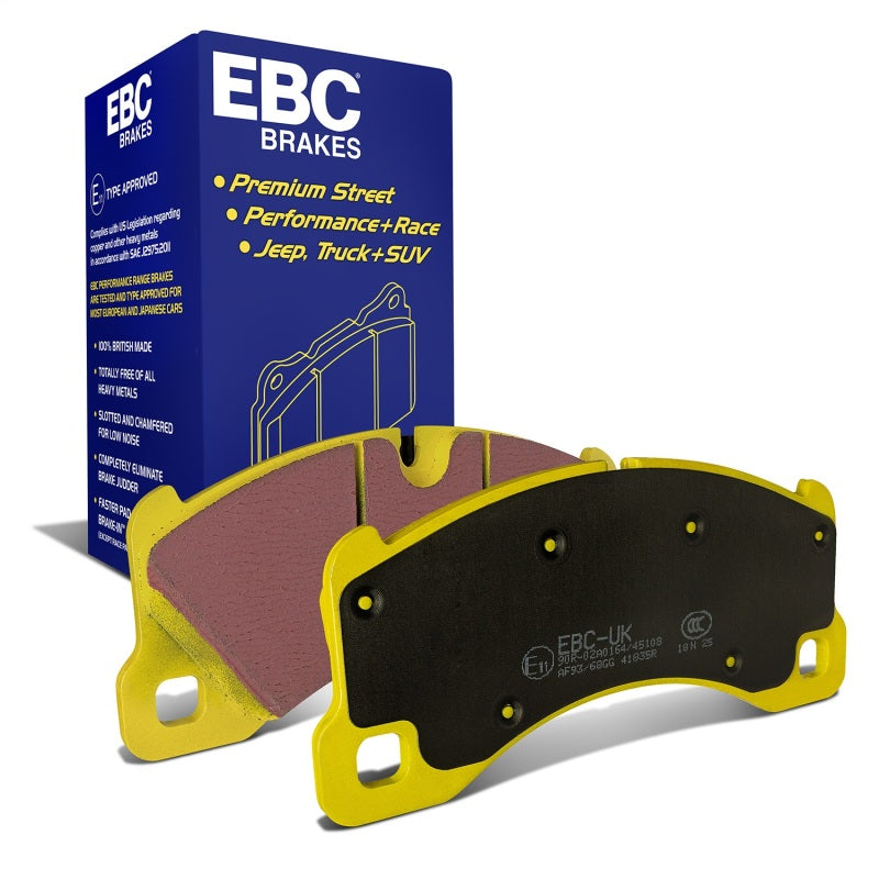 EBC 10+ Porsche Cayenne 3.0 Supercharged Hybrid Yellowstuff Front Brake Pads - DP41835R