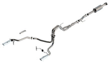 Load image into Gallery viewer, Borla F-150 2021 5.0L 4dr CC SB EC STB Lariat/KR/Platinum/LTD 3/2.25 SRE Cat-Back ATAK CHR Tips - 140867