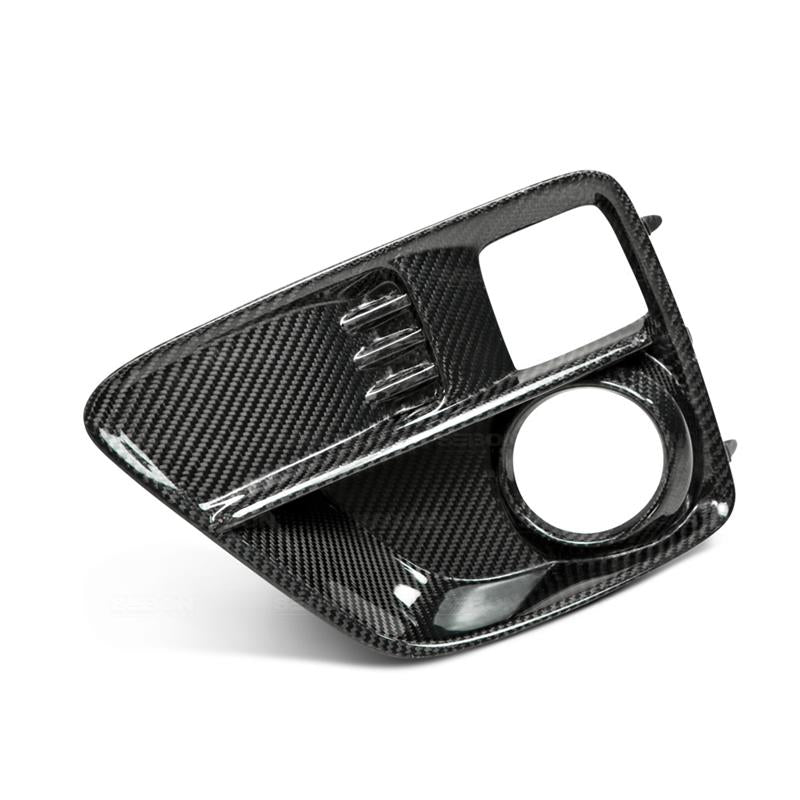 Seibon 15-17 Subaru Impreza WRX/STi Carbon Fiber Fog Light Surrounds (pair) - FLS15SBIMP