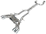 AWE Tuning 2021+ Cadillac CT4-V Blackwing SwitchPath Exhaust - Chrome Silver Tips - 3025-42436