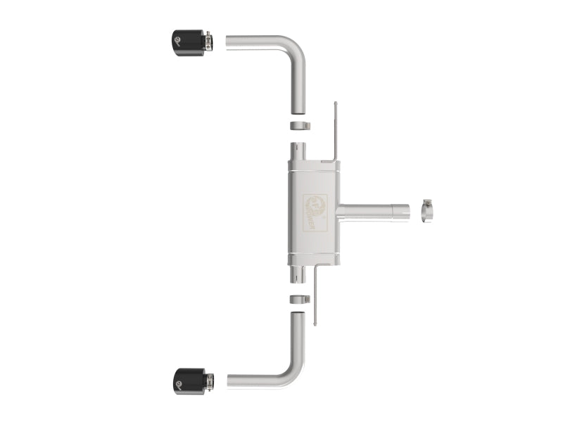 aFe MACHForce XP Exhausts Axle-Back 21-24 BMW 228i 2.0T (SS w/ Black Tips) - 49-36355-B
