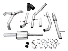 Load image into Gallery viewer, AWE Tuning 4th Gen GM 1500 5.3L 0FG Cat-Back Split Rear Exit (Flat Bumper) - Dual Diamond Tips - 3015-33206