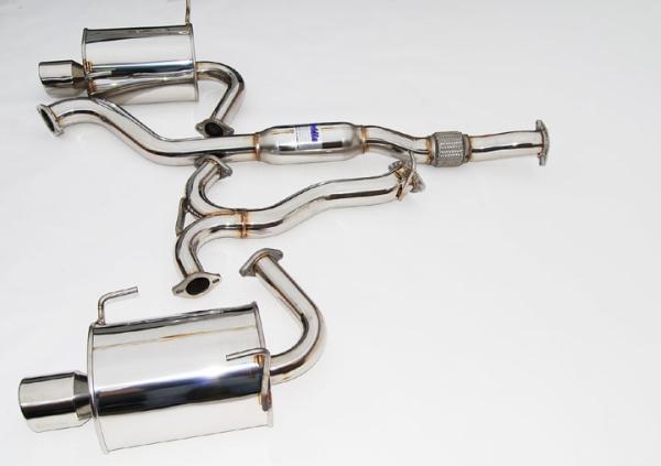 Invidia 08-09 WRX Sedan Q300 Dual Stainless Steel Tip Cat-back Exhaust - HS08SW4GT3