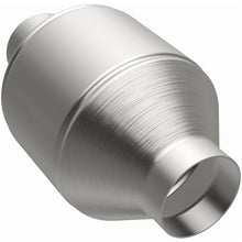 Load image into Gallery viewer, MagnaFlow Conv Univ 2.25in Inlet/Outlet Center/Center Round 3in Body L x 5in W x 8.75in Overall L - 51655