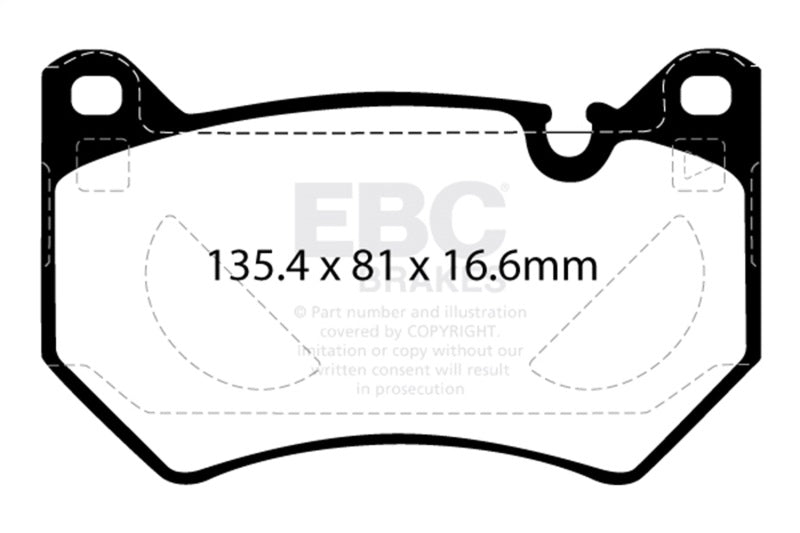 EBC 2018+ Audi Q5 FY 2.0T Greenstuff Front Brake Pads - DP62436
