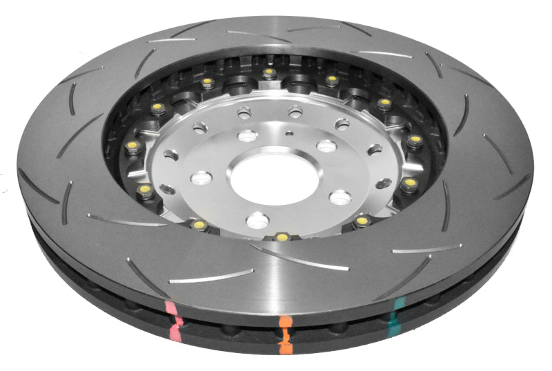 DBA 13-16 Audi RS5 (w/ Scalloped Edge Iron Rotors) Rear 5000 Series Slotted Rotor w/Silver Hat - DBA52835SLVS