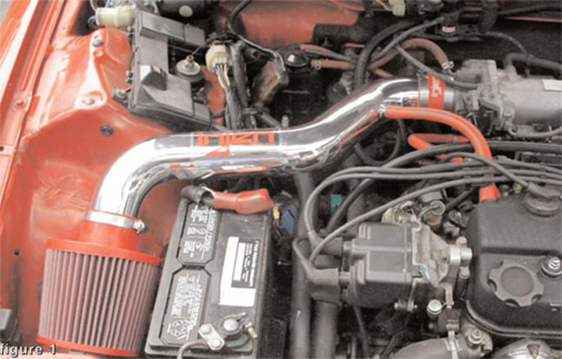 Injen 88-91 Civic Ex Si CRX Si Black Short Ram Intake *Special Order* - IS1501BLK