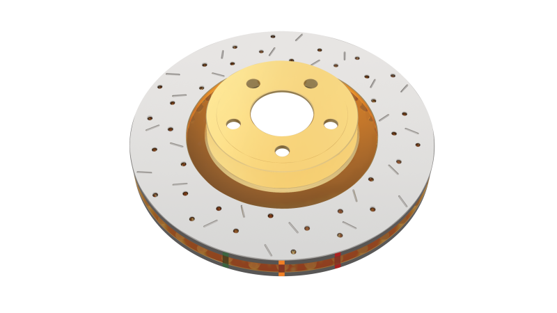 DBA 13-17 Ford Focus ST (w/320mm Front Rotor Front 4000 Series Drilled & Slotted Rotor - DBA42120XS