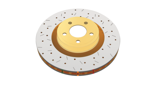 DBA 03-05 Mazda 6 Front 4000 Series Drilled & Slotted Rotor - DBA42953XS