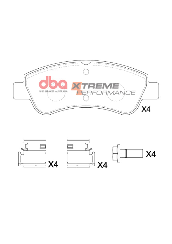 DBA 07-16 Mini Cooper (R56/R58) XP Performance Rear Brake Pads - DB1923XP