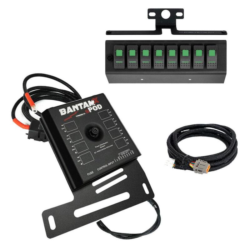 sPOD 07-08 Jeep Wrangler JK BantamX w/Red LED Switch Panel - 870080