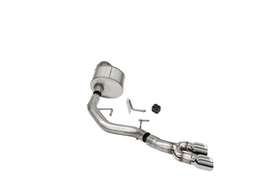 Corsa 2021-2025 Ford F-150 Regular Cab/6.5in Bed 5.0L V8 Xtreme Cat-Back Front of Tire Exit-Polished - 21141
