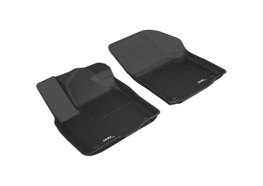 3D MAXpider 2018-2019 Volkswagen Atlas Kagu 1st Row Floormat - Black - L1VW08411509