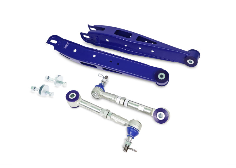 SuperPro 2013 Scion FR-S Base Rear Lower Adjustable Toe & Lower Control Arm Set - TRC0015