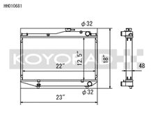 Load image into Gallery viewer, Koyo 84-87 Toyota Corolla GT-S 1.6L 4AGE AE86 Radiator - HH010681