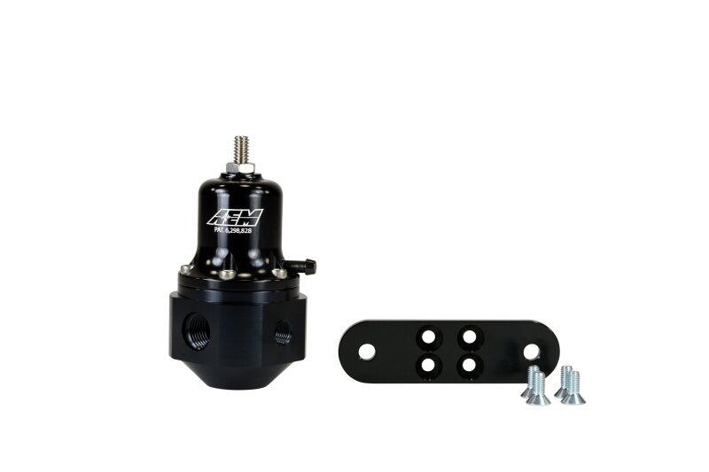 AEM High Capacity Universal Black Adjustable Fuel Pressure Regulator - 25-305BK