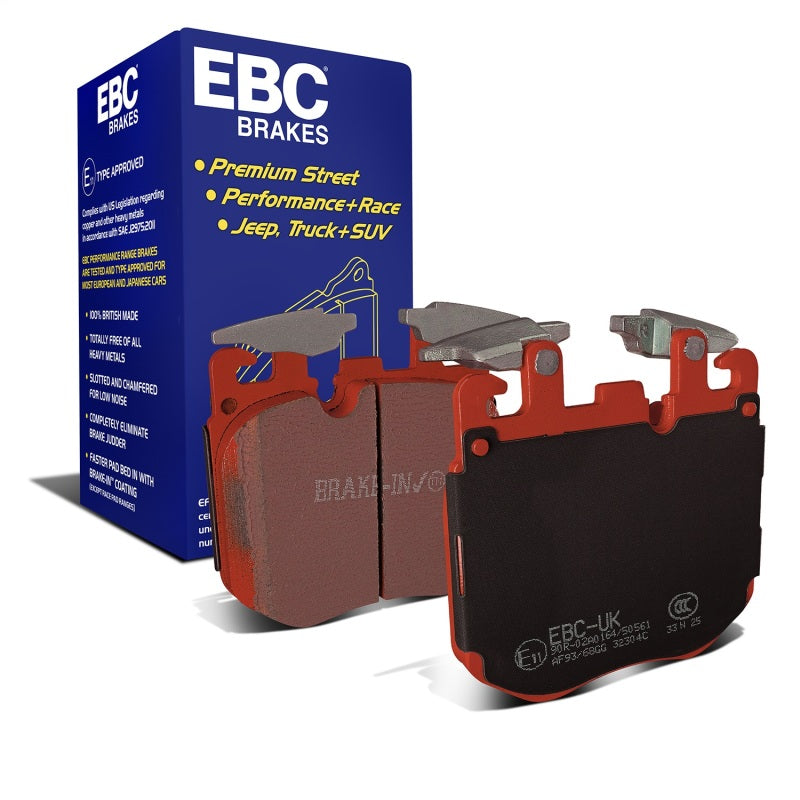 EBC 2019+ BMW X5 3.0T / 2020+ BMW X6 4.4TT M50 (G05/G06/G07) Redstuff Front Brake Pads - DP32304C