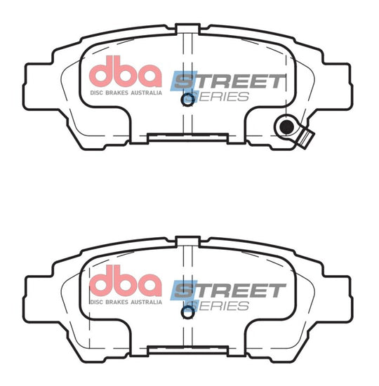 DBA 04-10 Toyota Sienna (Rear Rotor) Street Series Rear Brake Pads - DB1660SS