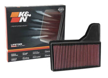 Load image into Gallery viewer, K&amp;N Replacement Panel Air Filter for 2015 Ford Mustang 2.3L L4/3.7L V6/5.0L V8 - 33-5029