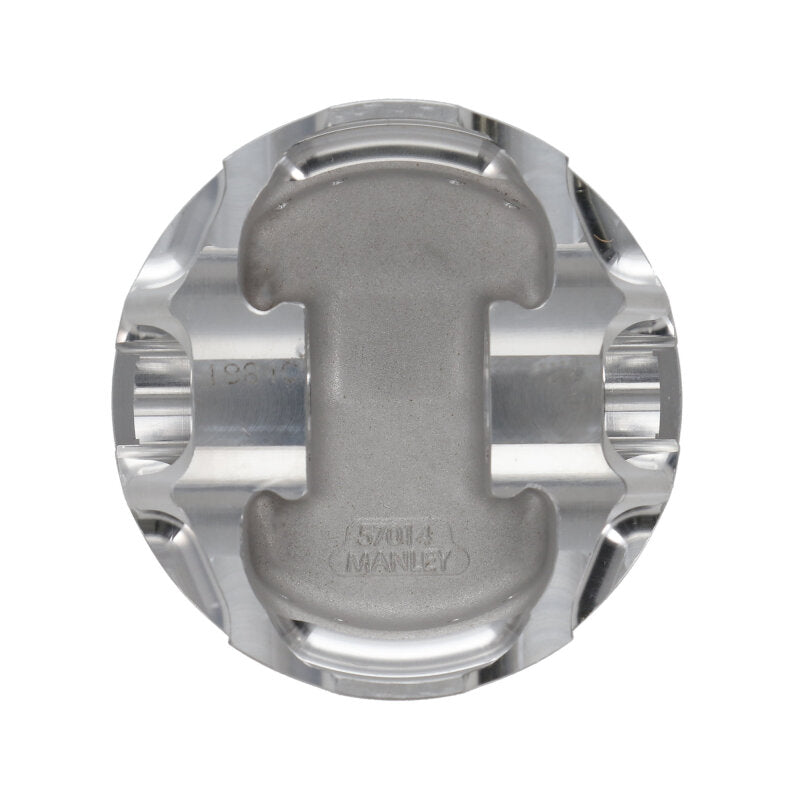 Manley Chevrolet LS Piston Set - 4.125in Bore 1.115in CH, -18.00 CC - 566300C-8