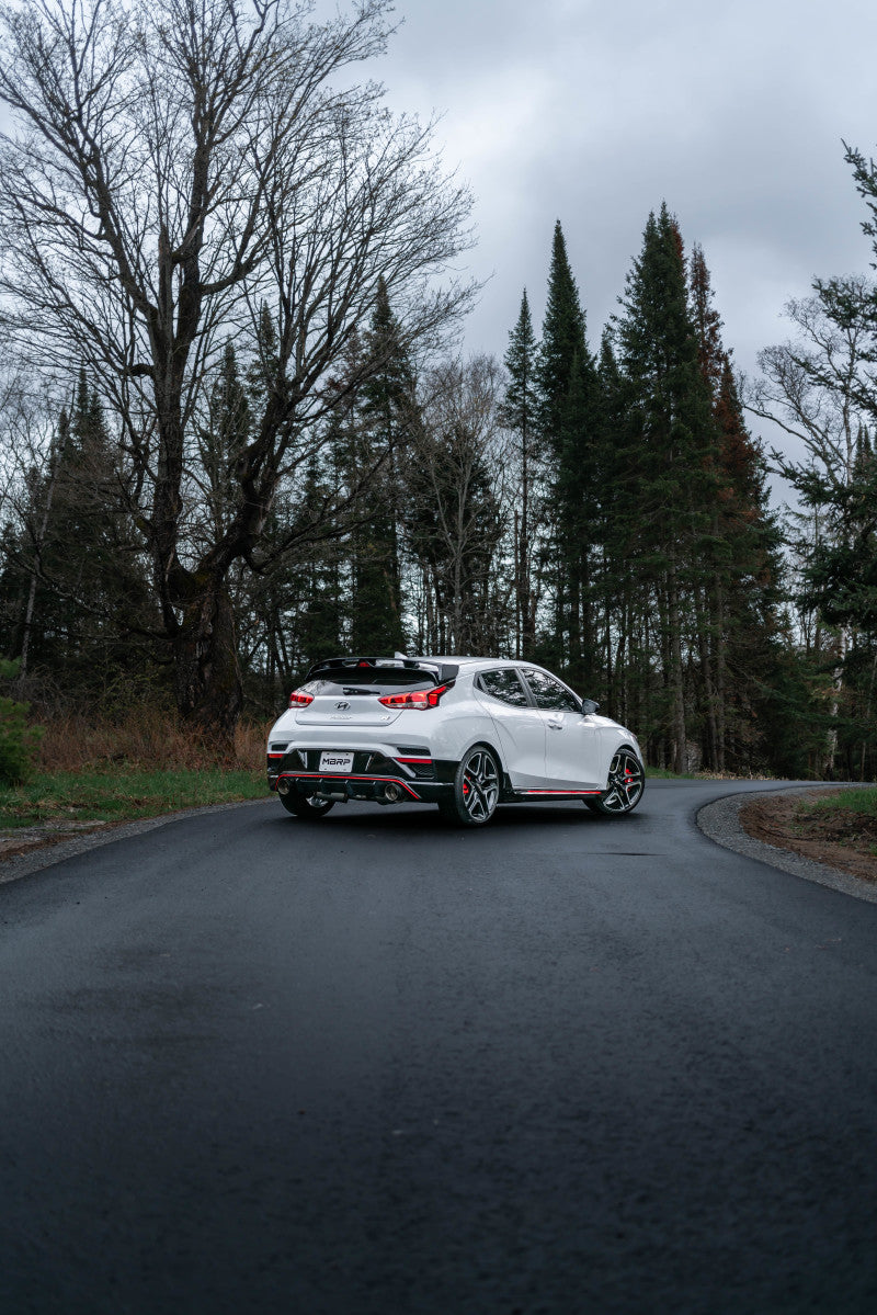 MBRP 2019+ Hyundai Veloster N 2.0L Turbo 3in Cat Back - T304 Stainless - Carbon Fiber Tip - S47063CF