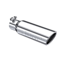 Load image into Gallery viewer, MBRP Universal Tip 3in O.D. Angled Rolled End 2 inlet 10 length - T5113