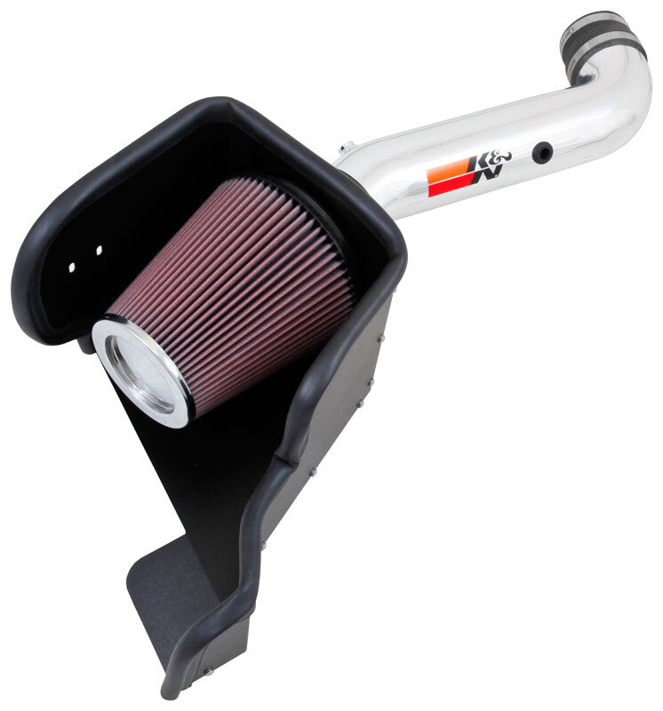 K&N 2013 Dodge Ram 1500 V8-4.7L High Flow Performance Air Intake Kit - 77-1571KP