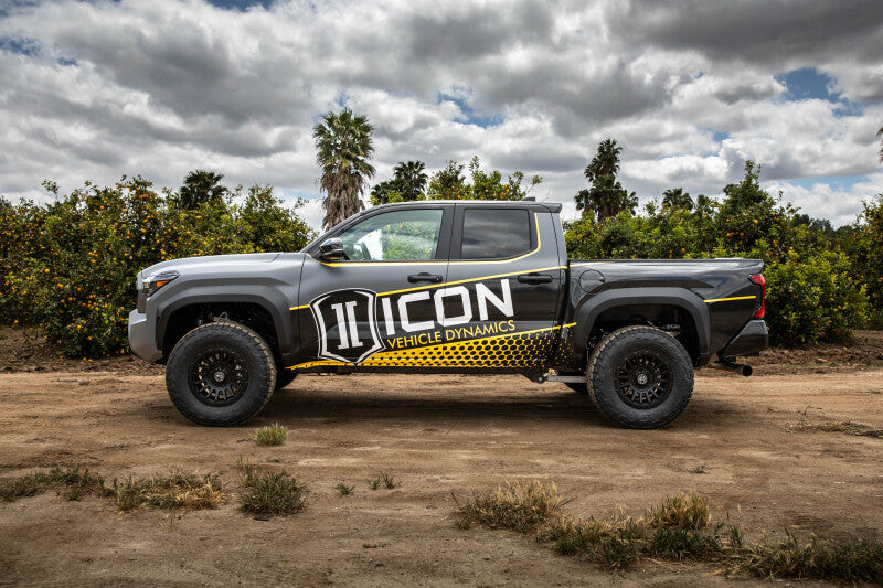 ICON 2024+ Toyota Tacoma 1.25in-3in Stage 3 Suspension System Tubular w/ Triple Rate Spring - K53293TS