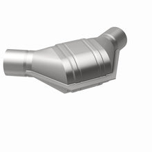 Load image into Gallery viewer, MagnaFlow Universal Catalytic Converter 2.25 Angled In/Out Front CA - 444085