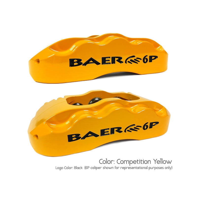 Baer Brakes 1970 Ford Fairlane STD Studs 13in Track4 Front SDZ Brake Kit - Comp Yellow - 4261293CY