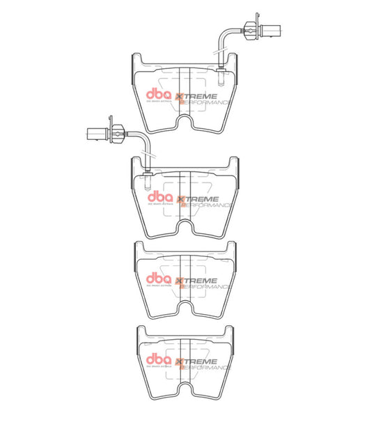 DBA 2009 Suzuki XL-7 Front XP Performance Brake Pads - DB15110XP