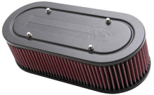 Load image into Gallery viewer, K&amp;N Custom Oval Racing Assembly Red 11.96in Inside Length / 5.22in Inside Width / 3.25in Filter H - 56-1770-2