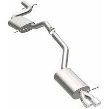 Load image into Gallery viewer, MagnaFlow 12 VW Jetta 2.0L Turbocharged Dual Straight D/S Rear Exit Stainless Cat Back Perf Exhaust - 15158