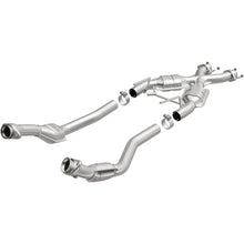 Load image into Gallery viewer, MagnaFlow Direct Fit Catalytic Converter Mustang X-Pipe 86-93 50-Sta - 93332