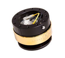 Load image into Gallery viewer, NRG Quick Release Gen 2.0 - Black Body / Chrome Gold Ring - SRK-200BK-CG