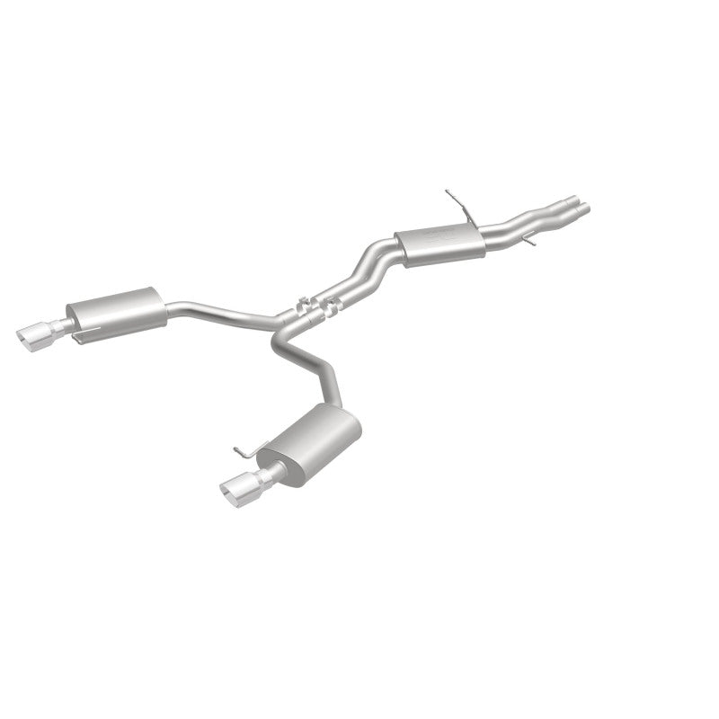 MagnaFlow Sys C/B 12-15 Audi A6 / A7 3.0L V6 SS 2.5in Dual Split Rear Ext 4in Tips - 19159